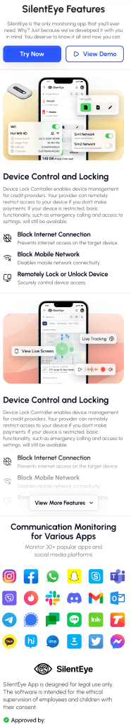 SilentEye – Remote Device Monitoring and Control Platform image 1